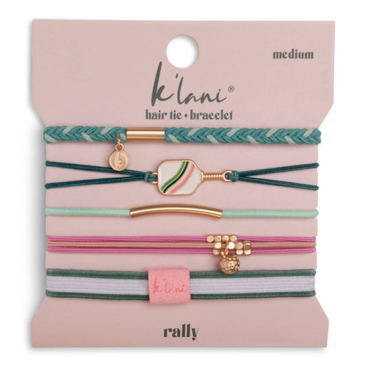"Rally" Pickleball Hair Tie Bracelets
