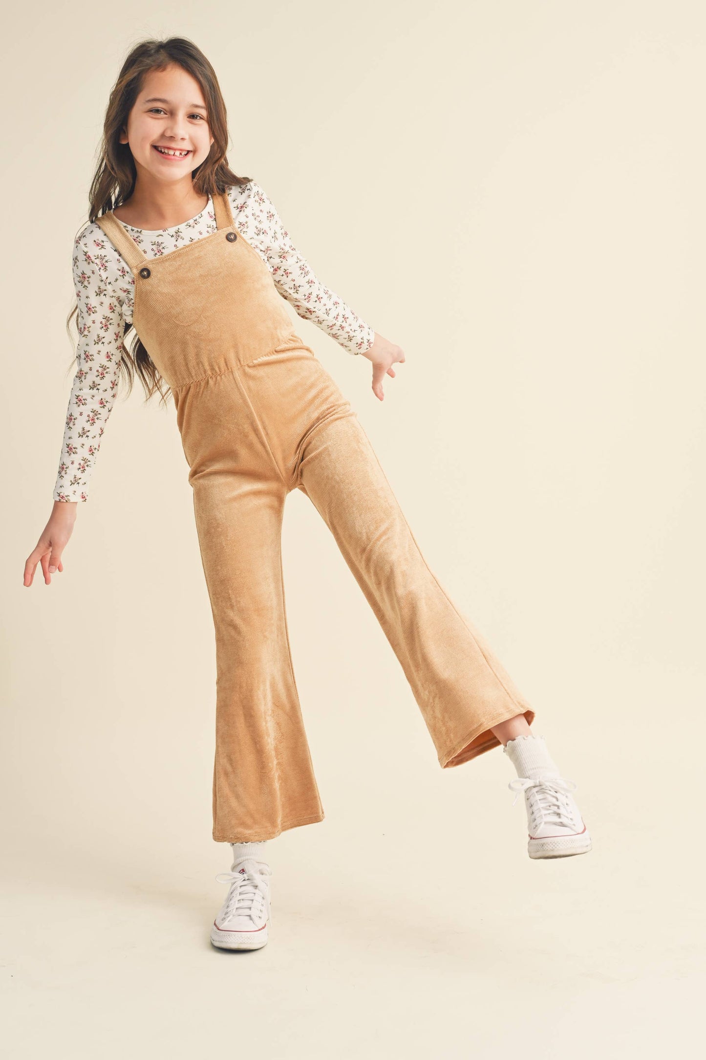 L/S MINI FLARE JUMPSUIT