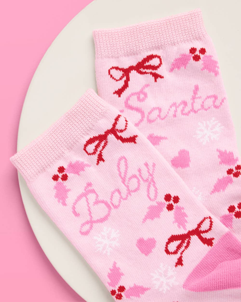 Santa Baby Knit Socks