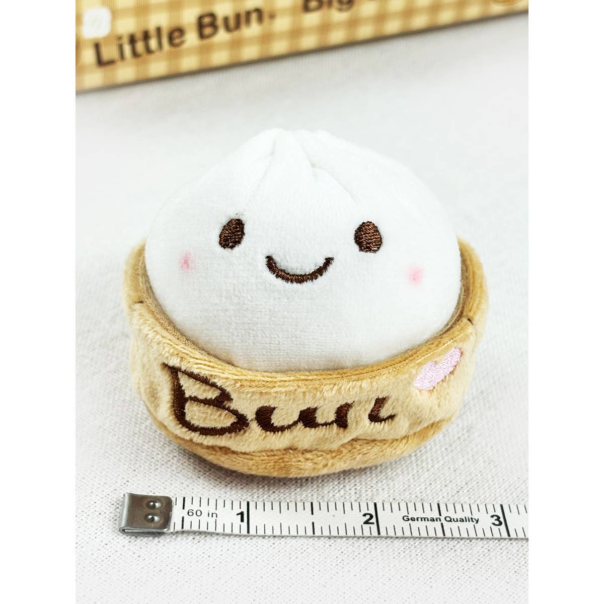 Viral Bao Bun with Steamer Plush Keychain