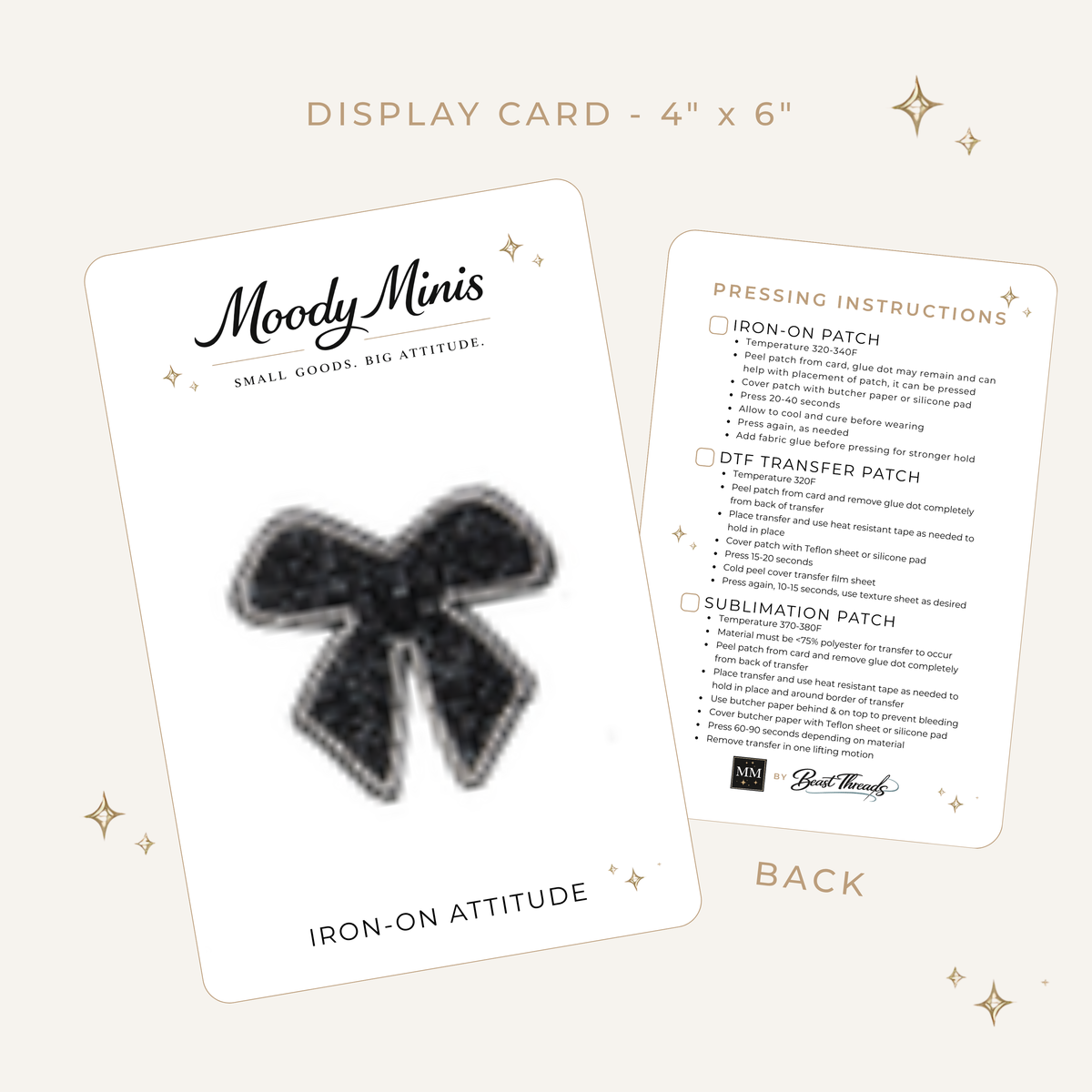 Bow Rhinestone Patch