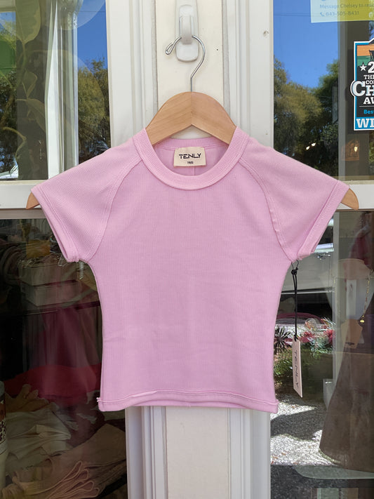 Rib Athletic Raglan Tee