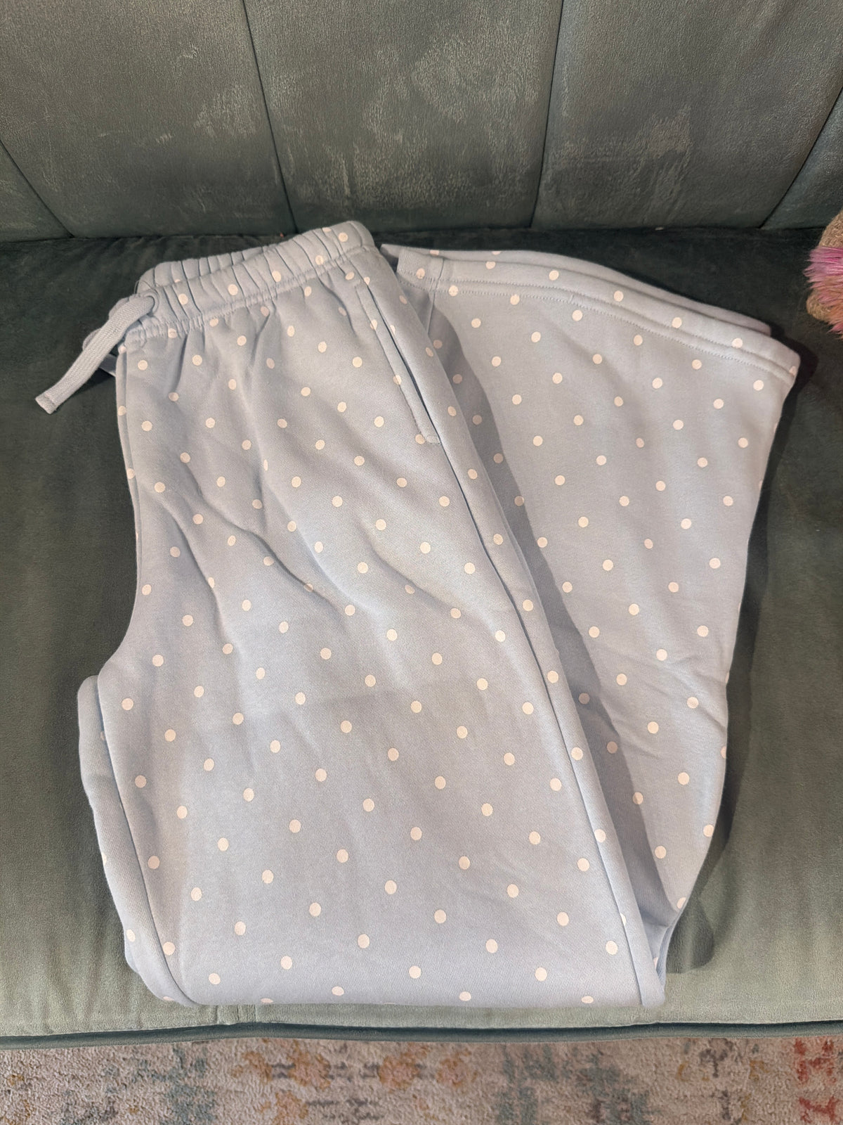 Polka Dot Fleece Pant