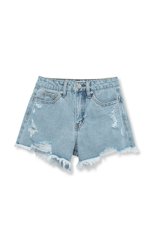 frayed hem short