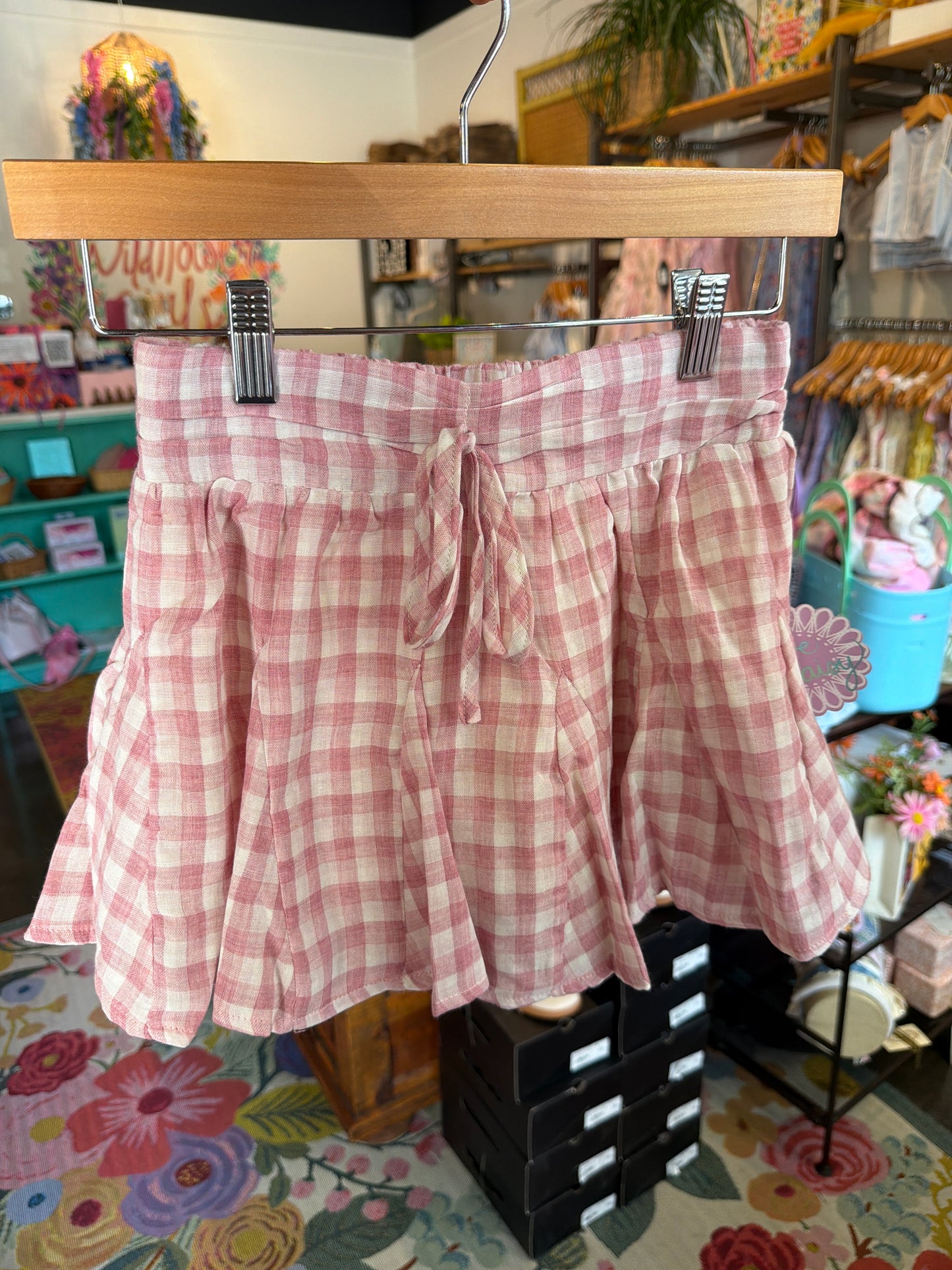 Gingham Skirt