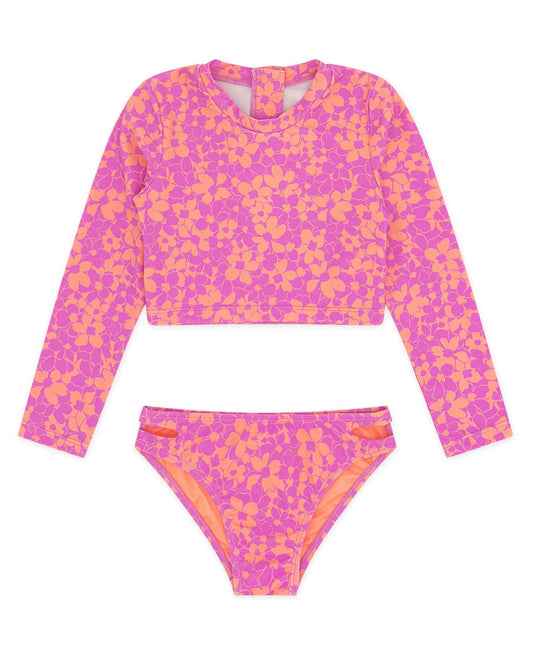 Waves 4 Days Rashguard Bikini - Flower Power