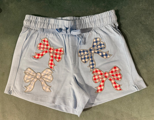 Gingham Bows Shorts