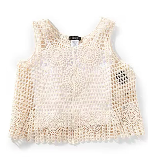 Crochet top with tank