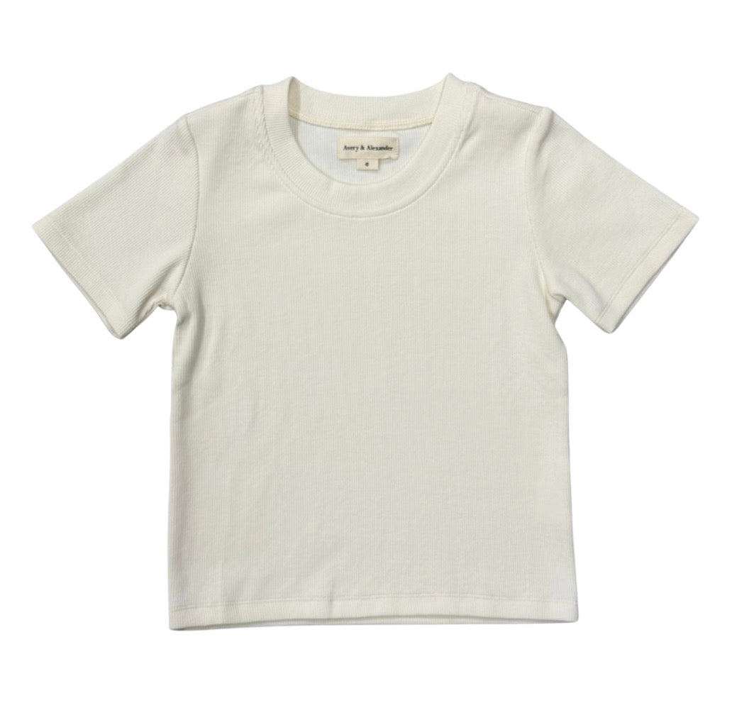 Ribbed Short Sleeve Tee
