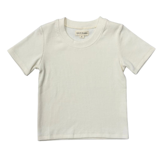 Ribbed Short Sleeve Tee