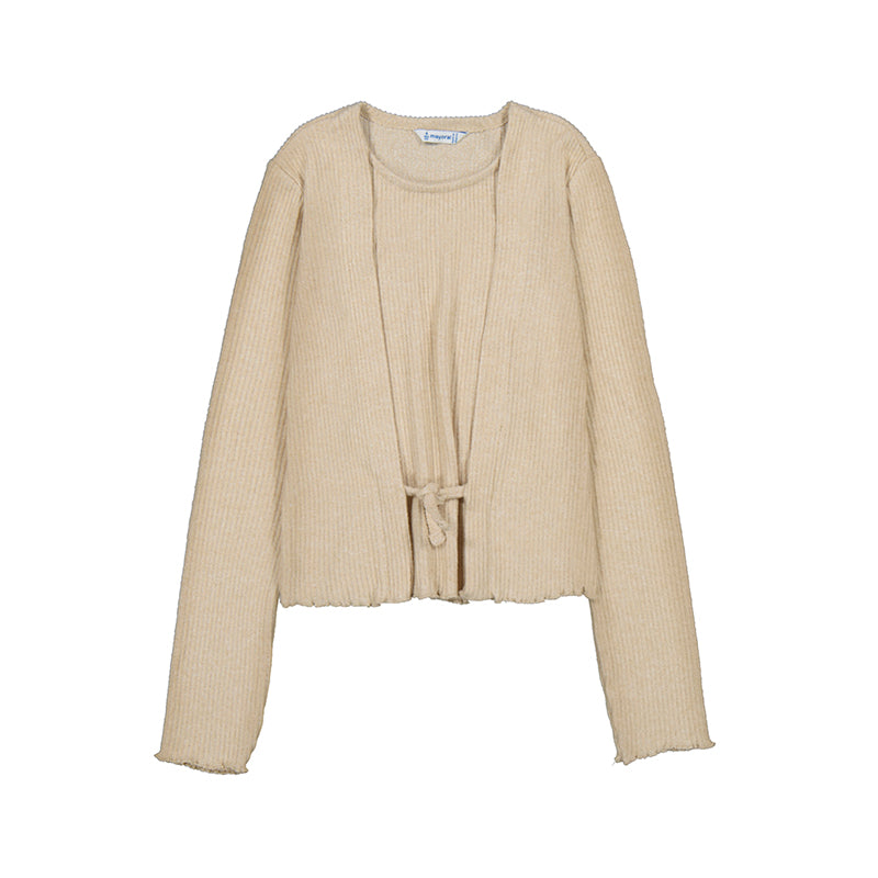 Sesame Rib Knit Top