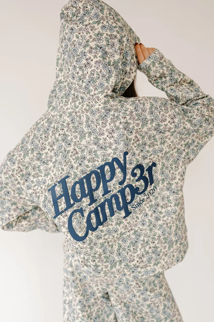 Garden Scuba Cropped Hoodie