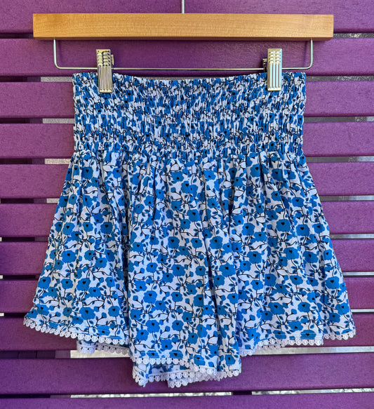 Smock Short Blueberry Ditsy