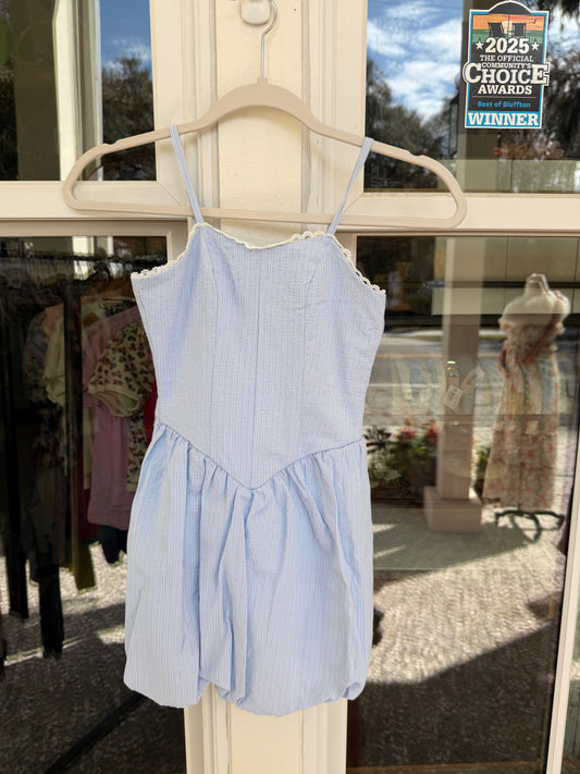 Blue Bubble Dress