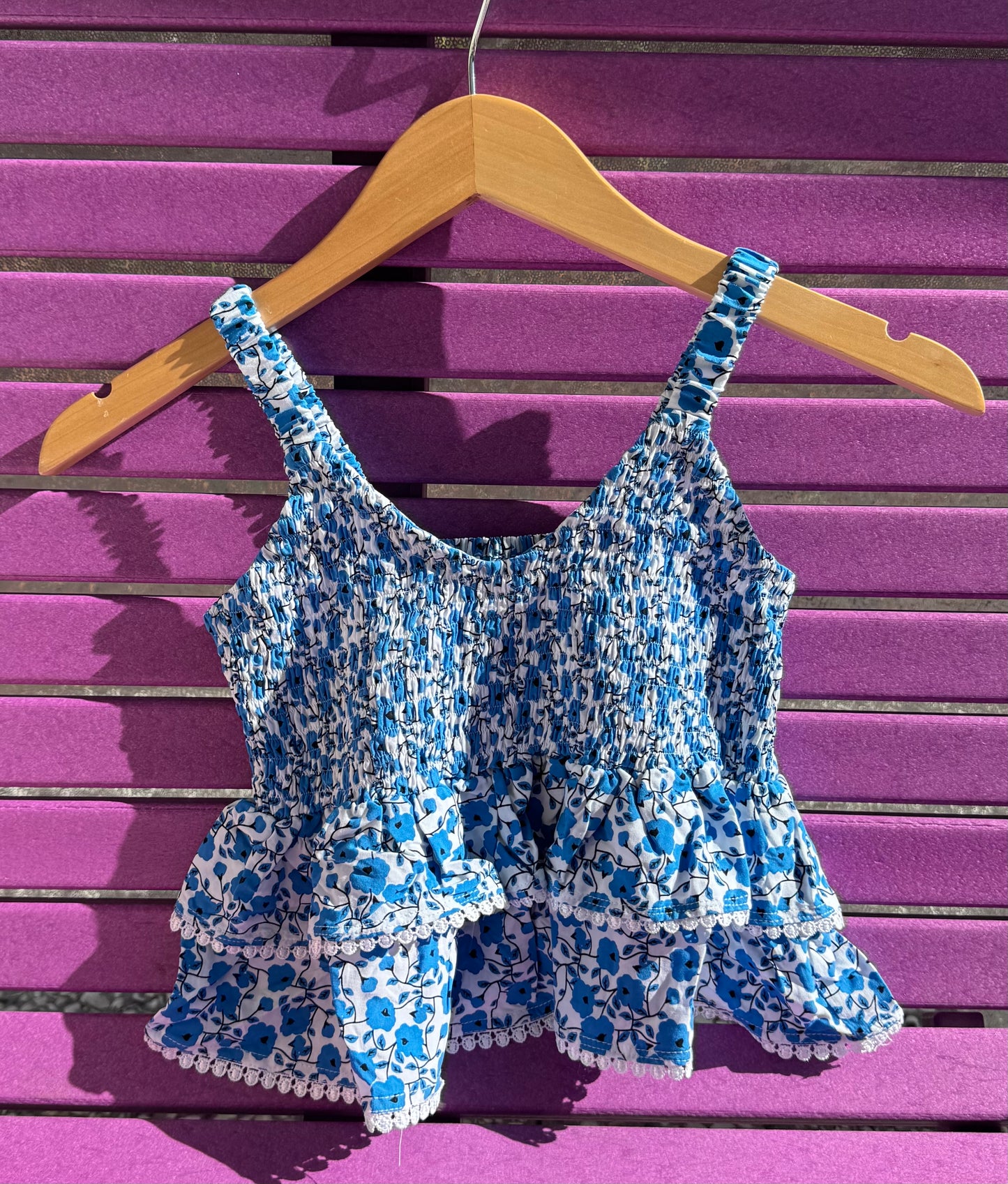 Willa Tank Blueberry Ditsy