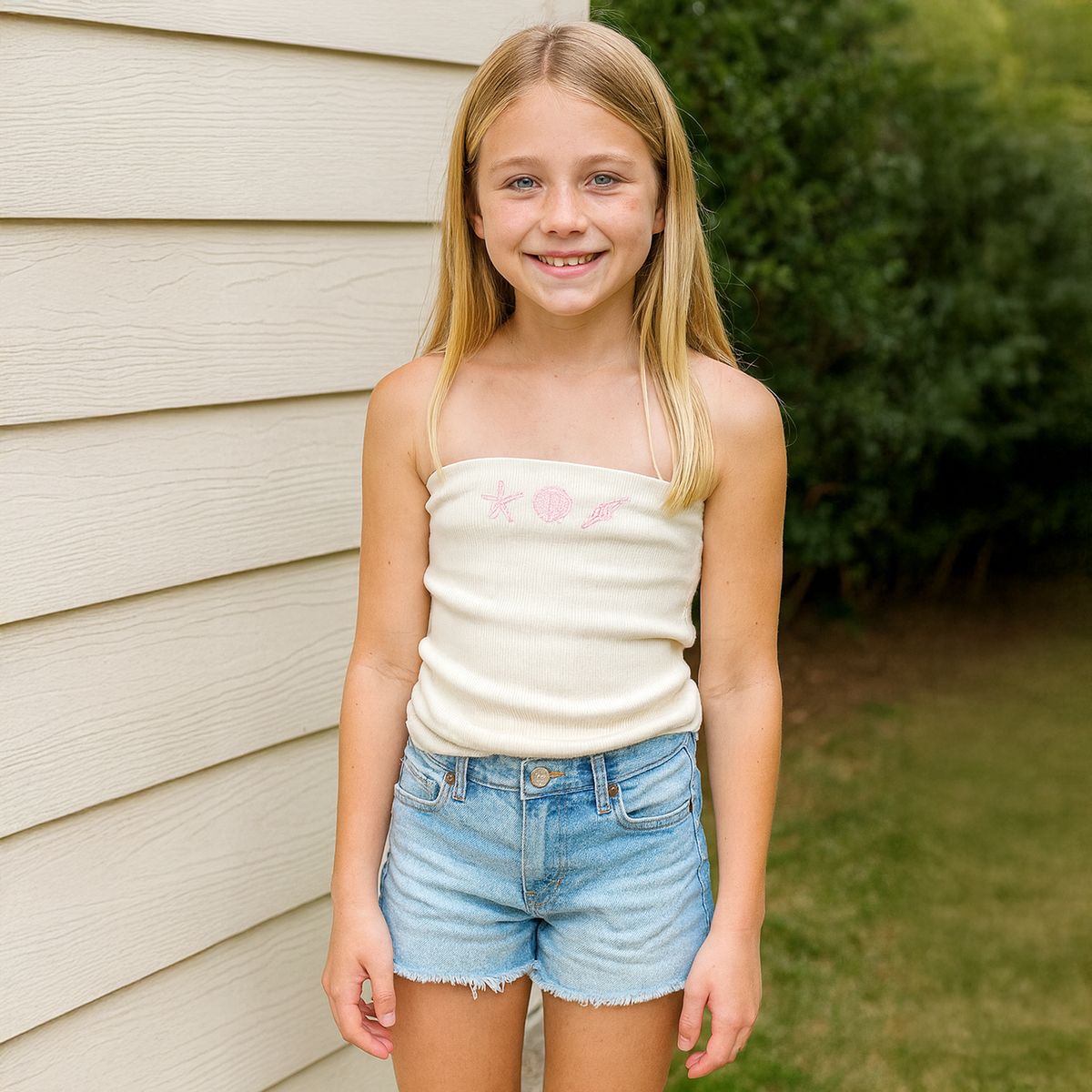 Tube Top W/ Seashells