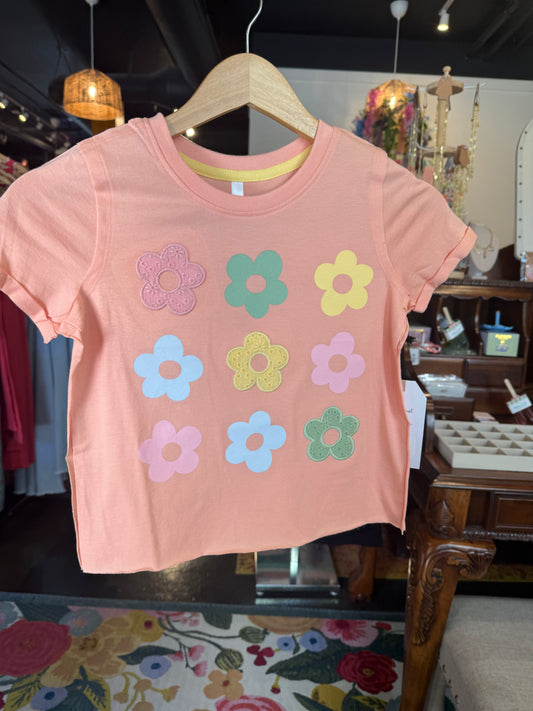 Distressed Floral Tee