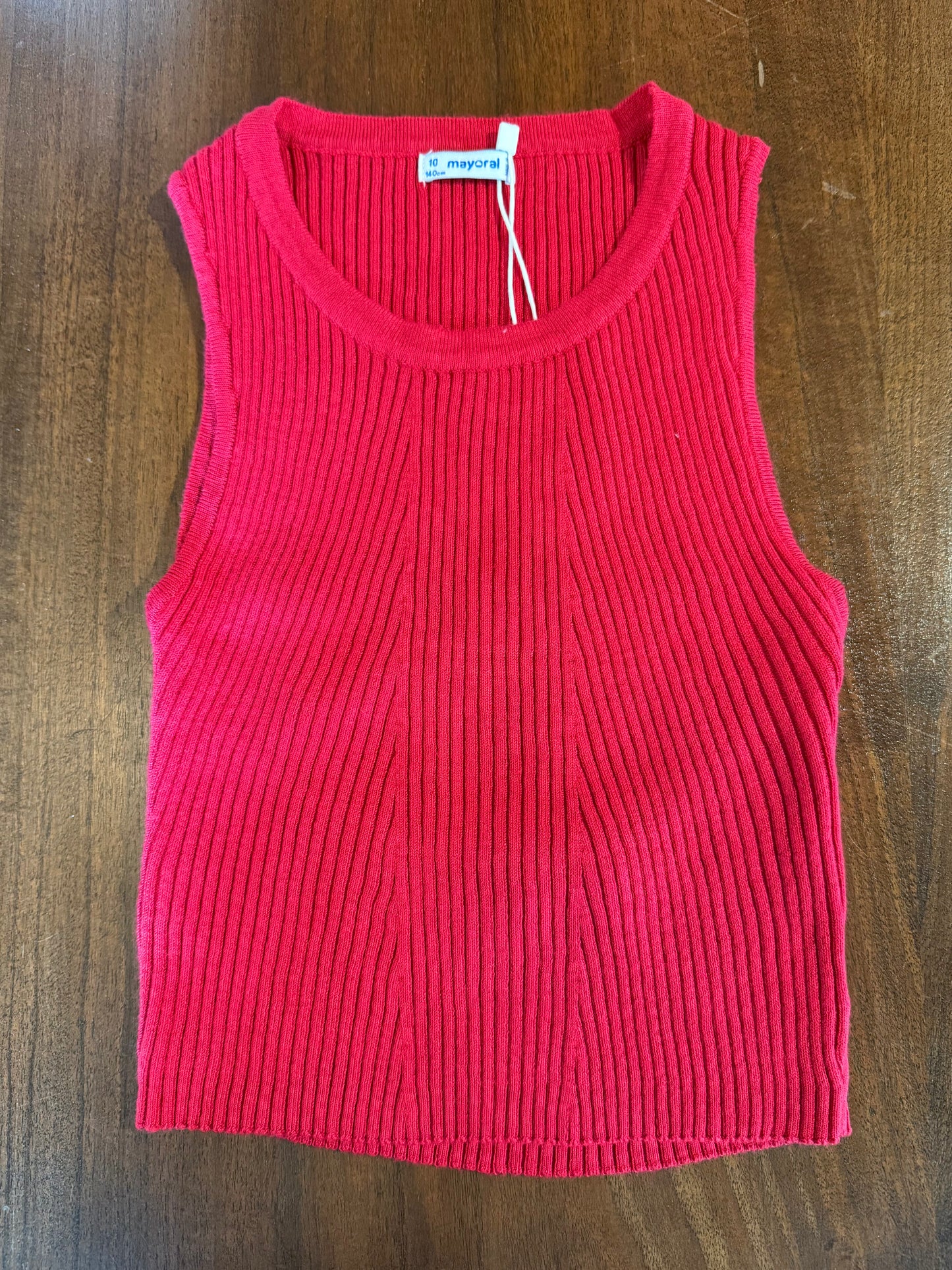 Knit Top W/ Back Cut Out