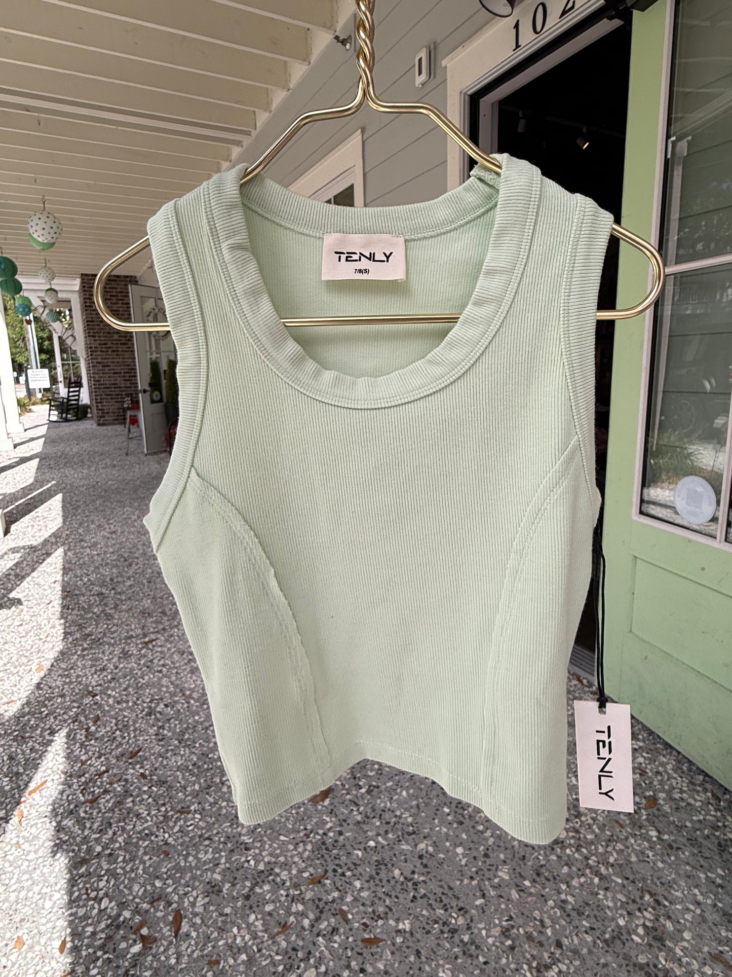 Rib Raw Edge Racer Tank