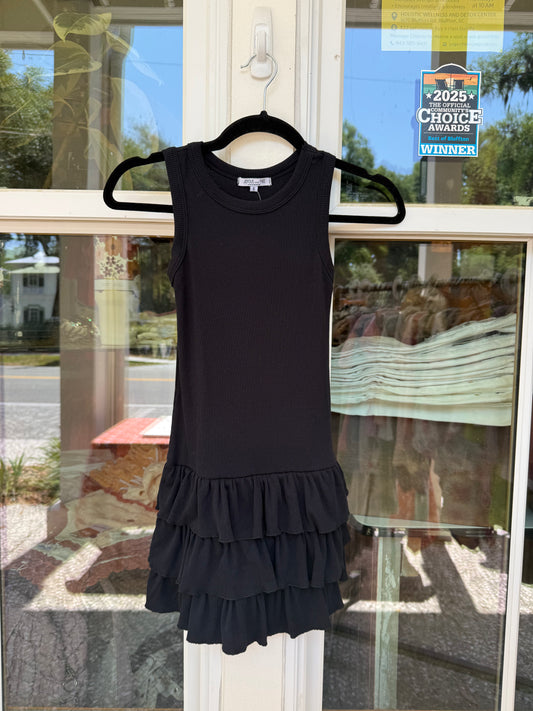 Lexi Tier Dress BLK