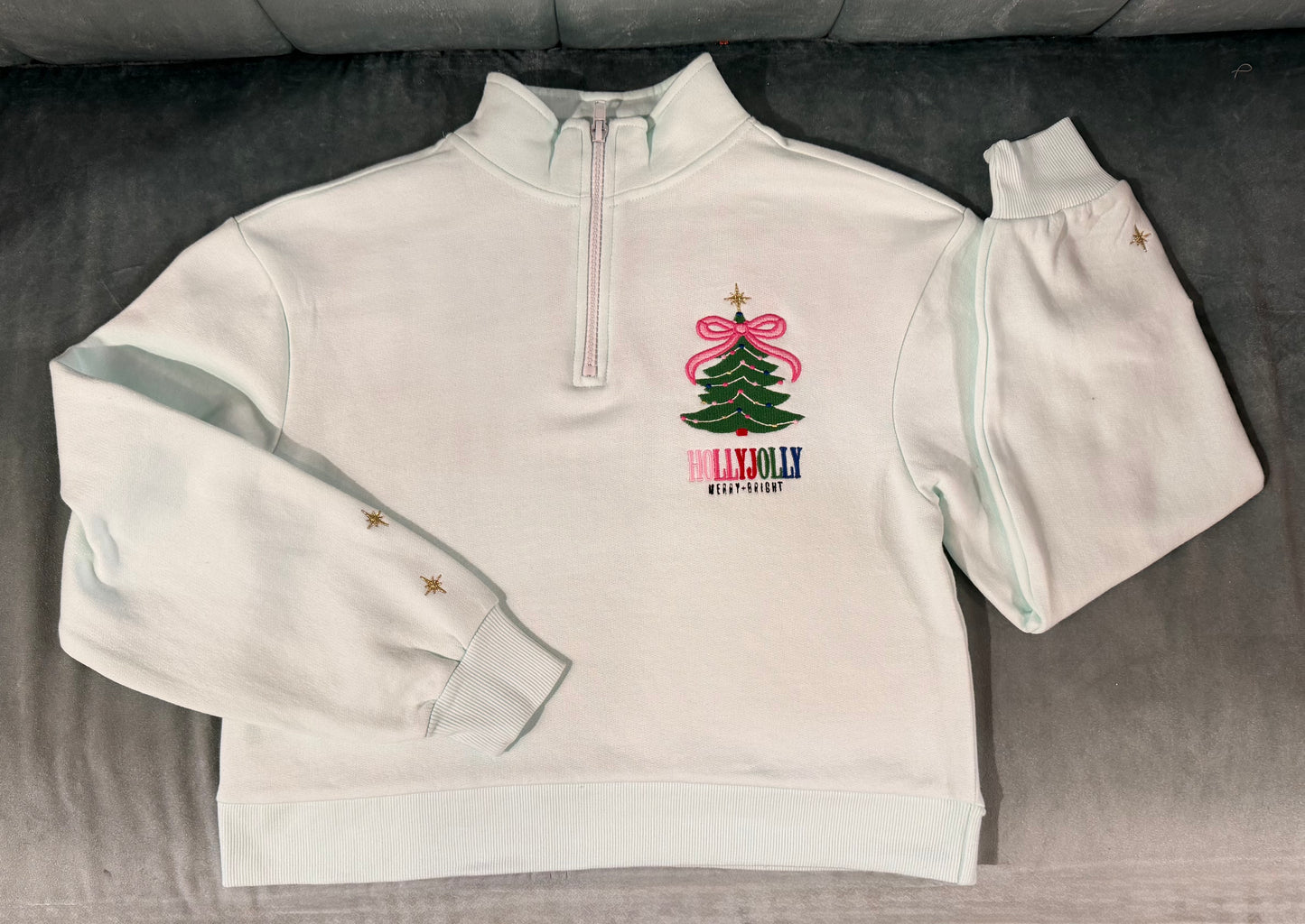 Holly Jolly 1/4 Zip Sweatshirt