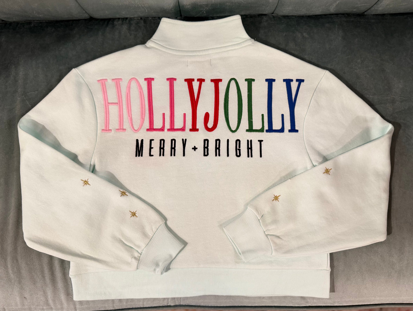 Holly Jolly 1/4 Zip Sweatshirt
