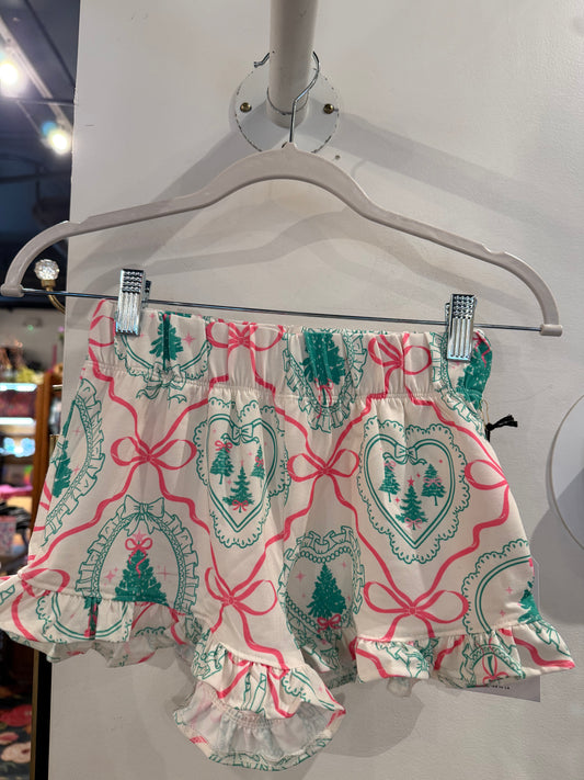 Vintage Christmas Tree Pajama Set