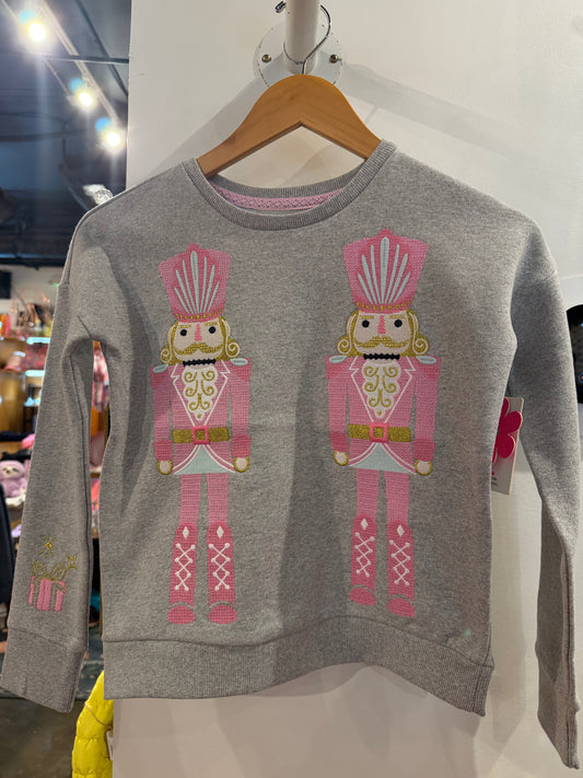 Nutcracker Embroidered Sweatshirt