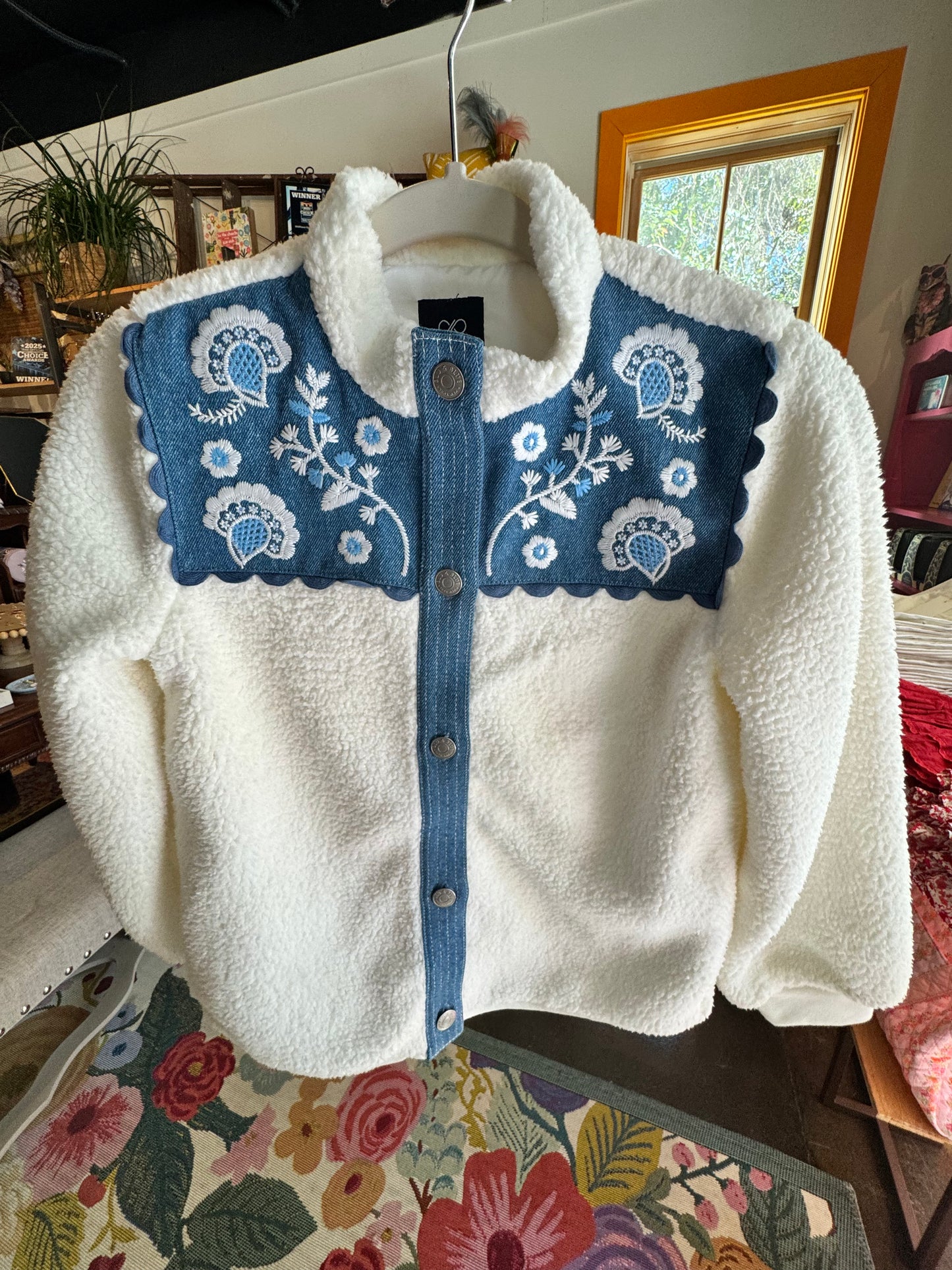 Aspen Sherpa Embroidered Jacket