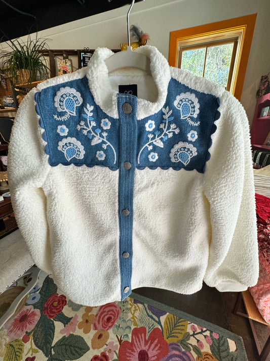 Aspen Sherpa Embroidered Jacket