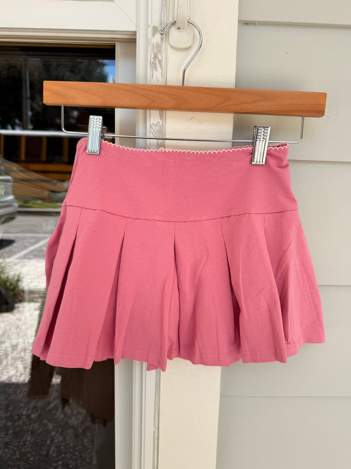 Orchid Smoke Pleated Skort