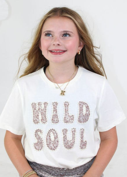 Leopard Lace Applique Tee