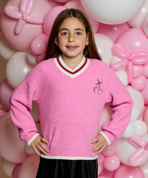 Pink Cherry Sweater