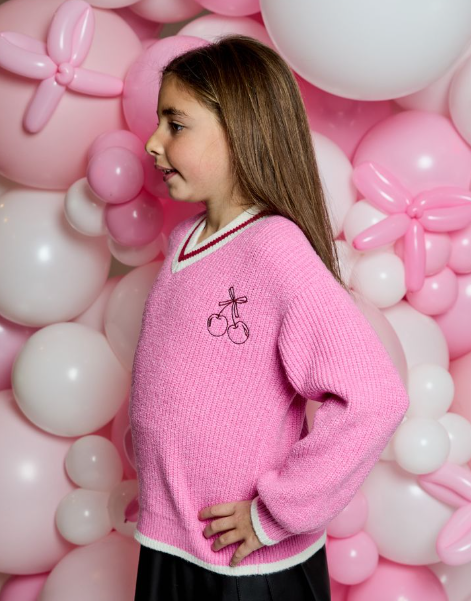 Pink Cherry Sweater