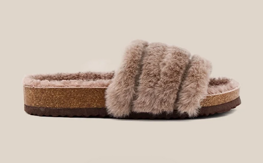 Chloe Mini Fluffy Slide