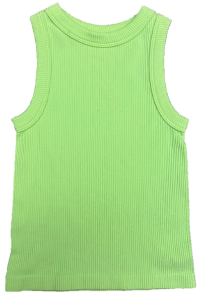 High Neck Ribbed Tank