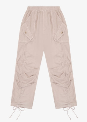 Corduroy Utility Ruched Pant