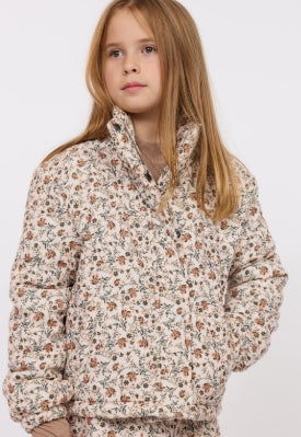 Tween Just Looking Floral Cord Jacket