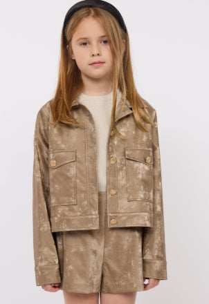 Tween New Chapter Jacket W Officer Buttons