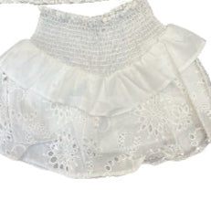 White Eyelet Skirt