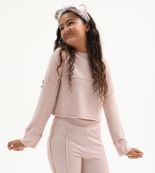 Hacci Rib LS Crosscut Pullover