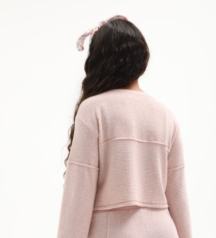 Hacci Rib LS Crosscut Pullover