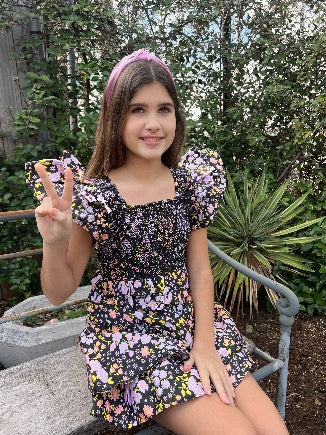 Black Daisy Skirt