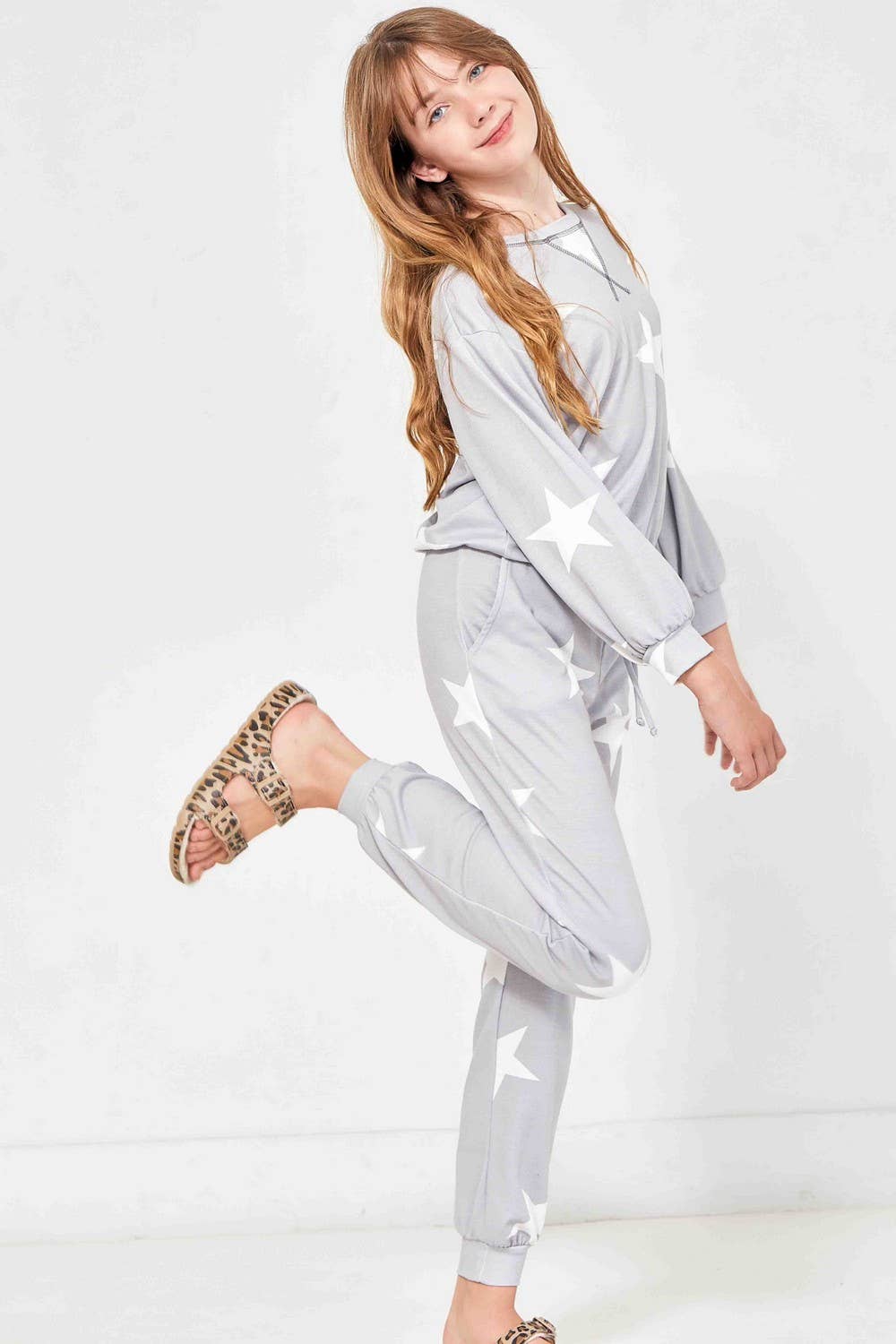 Star Print Sweatpants