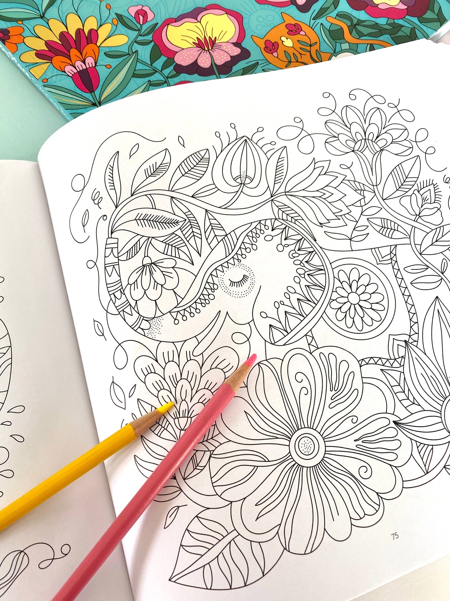 Happy Place Coloring Book