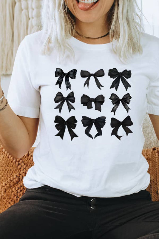 Black Bows Graphic Tee