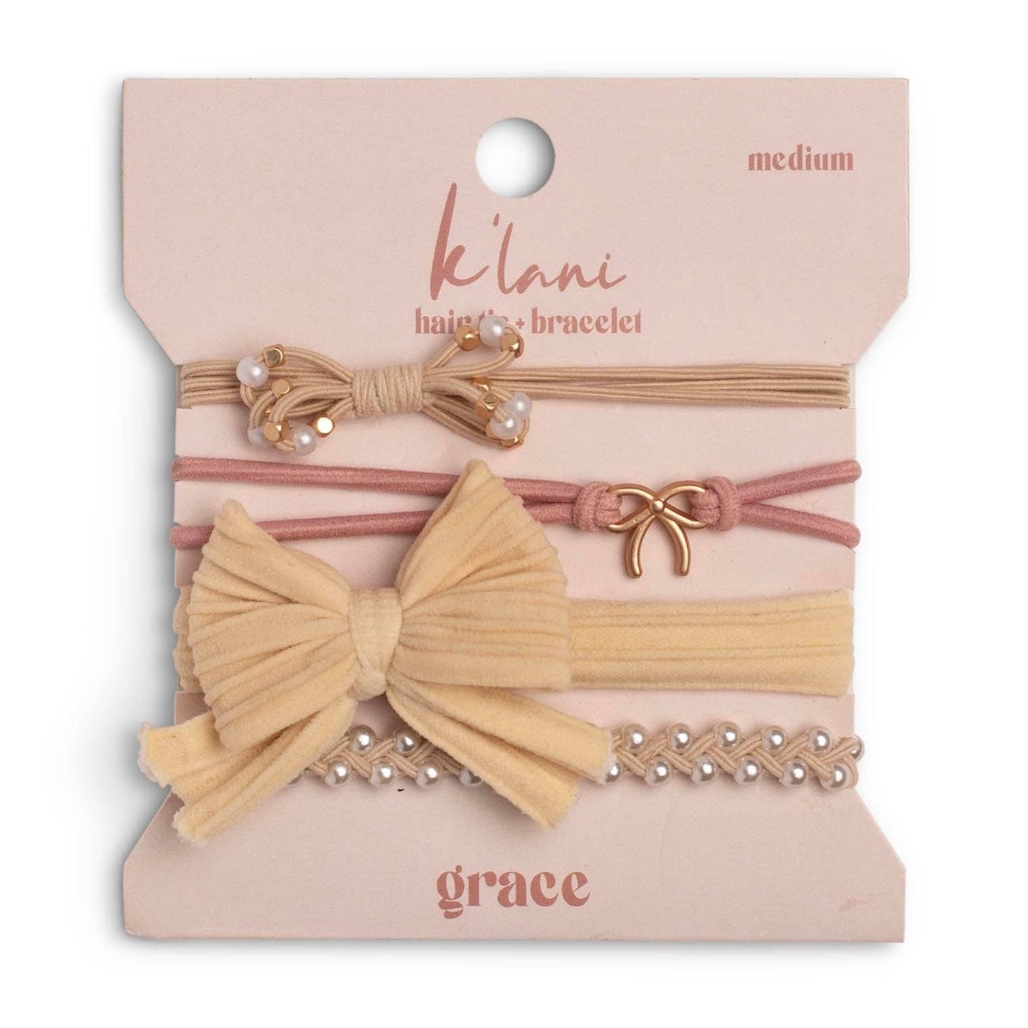 Grace K'lani hair tie bracelets