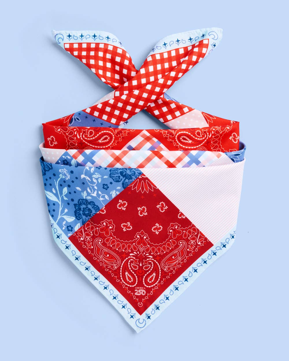 America Patchwork Headscarf