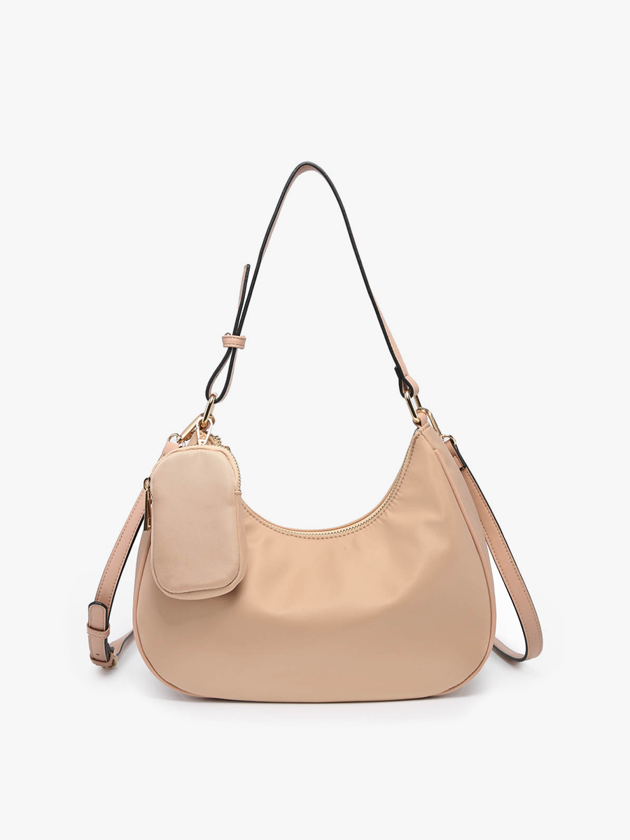 Jada Nylon Shoulder Bag w/ Coin Pouch