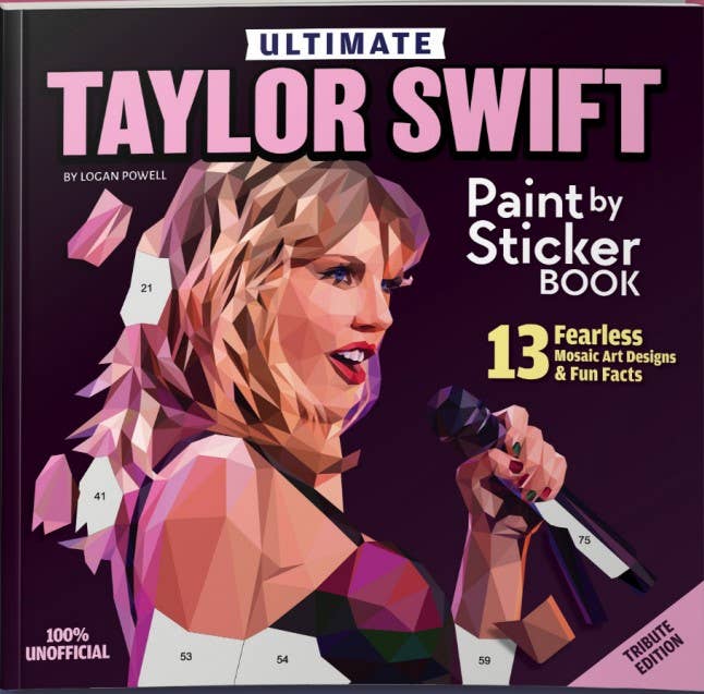 Taylor Swift Sticker Painting w/ Display